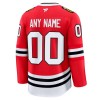 Chicago Blackhawks tröja Customized Fanatics Premium 2024-25 Röd Hemma - NHL Tröjor Herr